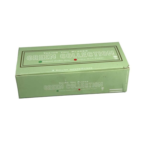 Captain GoGo Gotwins 2 Papers with 2 Filters Green, Unrolled Rolling Papers King Size Pack Of 10 - Image 3