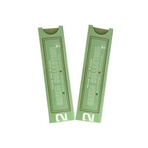 Captain GoGo Gotwins 2 Papers with 2 Filters Green, Unrolled Rolling Papers King Size Pack Of 10