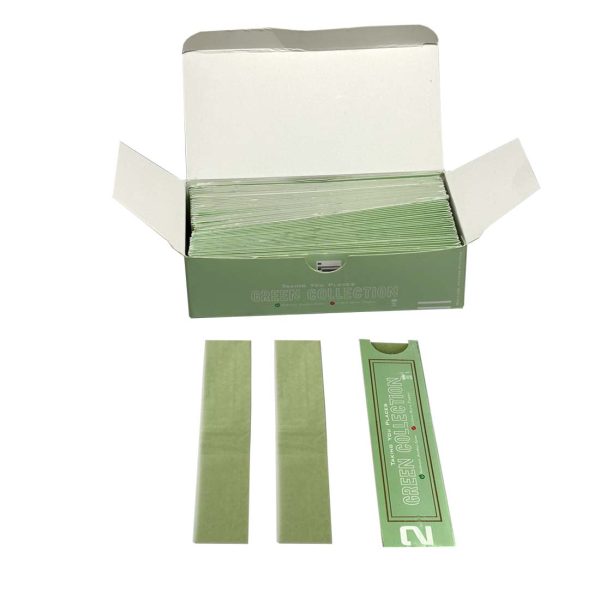 Captain GoGo Gotwins 2 Papers with 2 Filters Green, Unrolled Rolling Papers King Size Pack Of 10 - Image 5