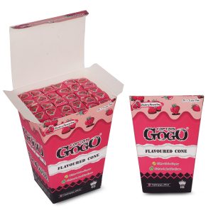 Captain GoGo Strawberry Flavoured Pre-Rolled Cone King Pack Of 30