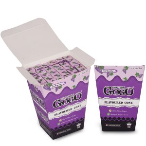 Captain GoGo Grapes Flavoured Pre-Rolled Cone King Pack Of 30