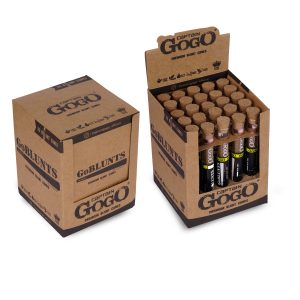 Captain GoGo Go Blunts Hemp Pre-Rolled Cone King Pack Of 25