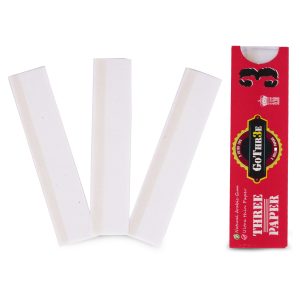 Captain GoGo Gotwins 3 Papers with 3 Filters Bleached, Unrolled Rolling Papers King Size Pack Of 50