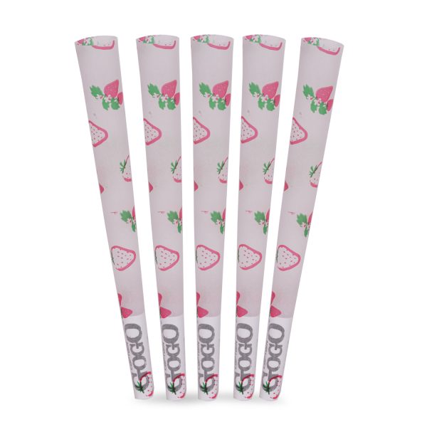 Captain GoGo Strawberry Flavoured Pre-Rolled Cone King Pack Of 30 - Image 2
