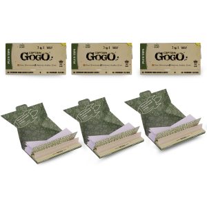 Captain GoGo Hemp Rolling Papers with Filter King Size Booklet Pack Of 24
