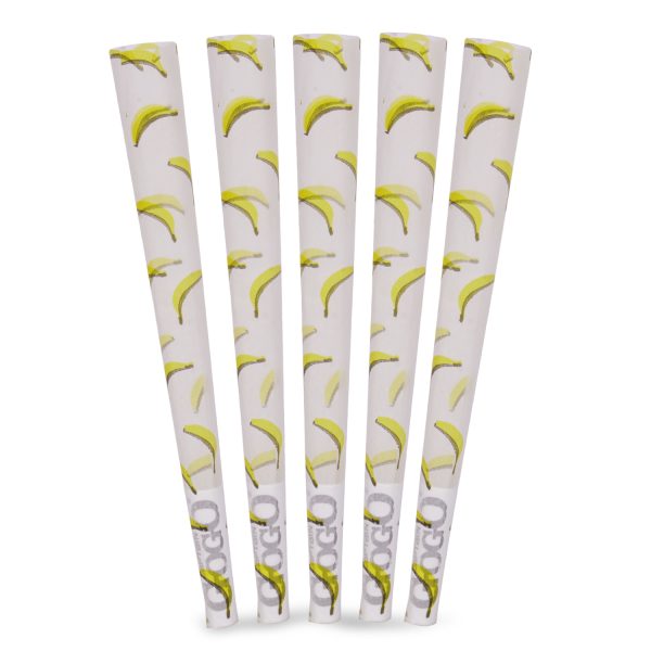 Captain GoGo Banana Flavoured Pre-Rolled Cone King Pack Of 30 - Image 3