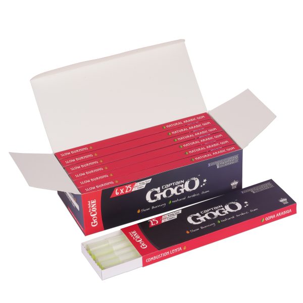 Captain GoGo Bleached Pre-Rolled Cone King Size Pack Of 25 - Image 5