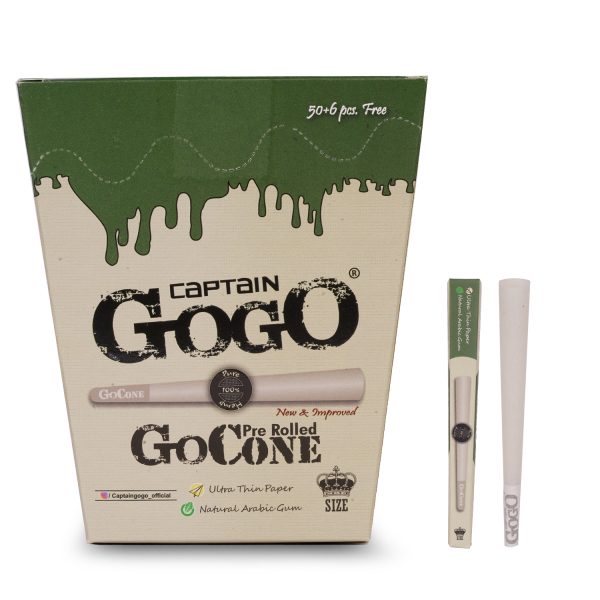 Captain GoGo Hemp Pre-Rolled Cone King Pack Of 56 - Image 5