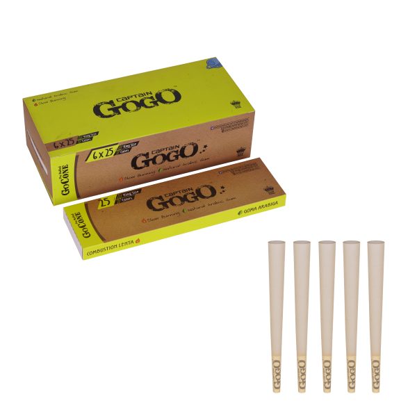 Captain GoGo Unbleached Pre-Rolled Cone King Size Pack Of 25 - Image 6