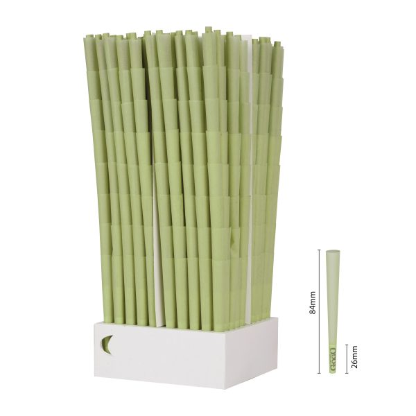 Bulk Pre Rolled Cone Green 84/26 size 900 cones
