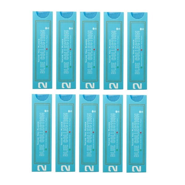 Captain GoGo Gotwins 2 Papers with 2 Filters Blue, Unrolled Rolling Papers King Size Pack Of 10 - Image 5