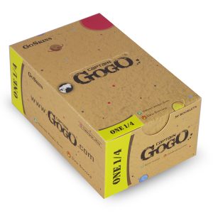 Captain GoGo Booklet Unbleached 1/4 Size Unrolled Rolling Papers Pack Of 50