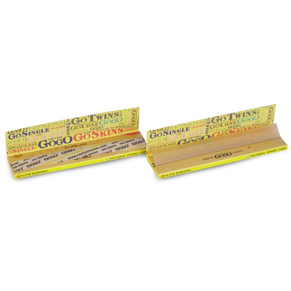Captain GoGo Booklet Unbleached King Size Unrolled Rolling Papers Pack Of 50 - Image 5