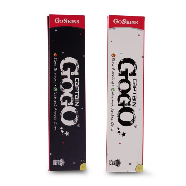 Captain GoGo Booklet Bleached King Size Unrolled Rolling Papers Pack Of 50 - Image 3