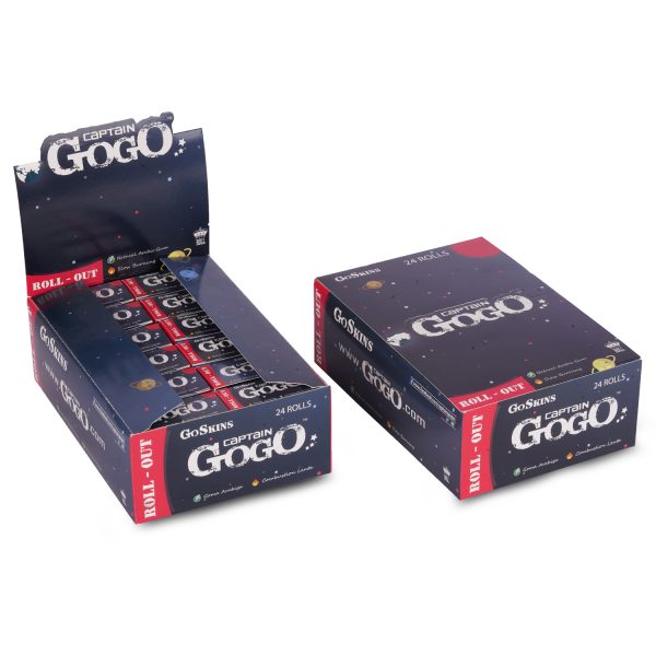 Captain GoGo Bleached Rollout Rolling Paper 45mm Width, 5m Length Pack Of 24 - Image 2