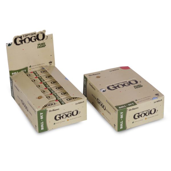 Captain GoGo Hemp Rollout Rolling Paper 45mm Width, 5m Length Pack Of 24 - Image 3
