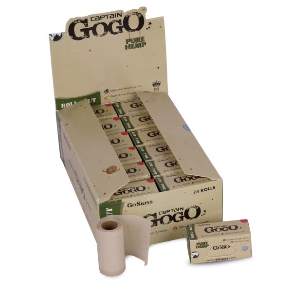 Captain GoGo Hemp Rollout Rolling Paper 45mm Width, 5m Length Pack Of 24 - Image 6