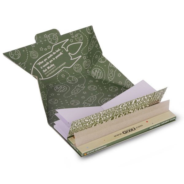 Captain GoGo Hemp Rolling Papers with Filter King Size Booklet Pack Of 24 - Image 5