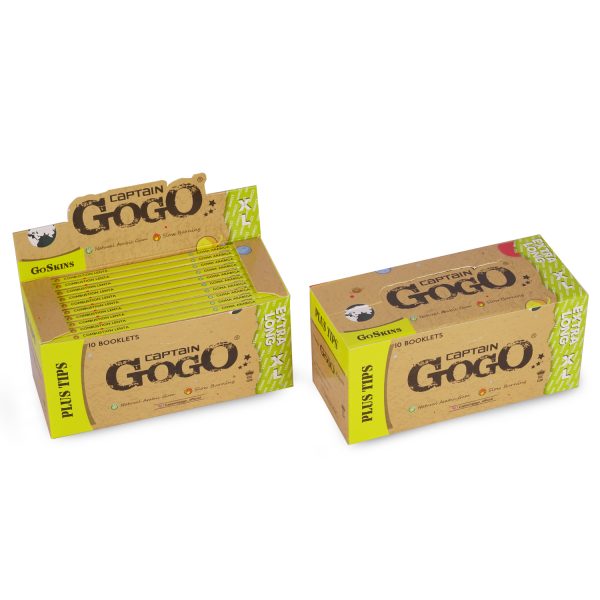 Captain GoGo Natural Unbleached Rolling Papers with Filter XL Size Booklet Pack Of 10 - Image 5