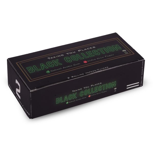Captain GoGo Gotwins 2 Papers with 2 Filters Black, Unrolled Rolling Papers King Size Pack Of 50 - Image 6