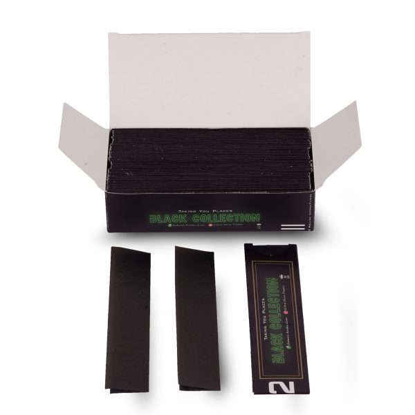 Captain GoGo Gotwins 2 Papers with 2 Filters Black, Unrolled Rolling Papers King Size Pack Of 50 - Image 2