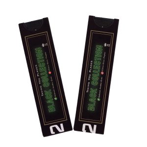 Captain GoGo Gotwins 2 Papers with 2 Filters Black, Unrolled Rolling Papers King Size Pack Of 10