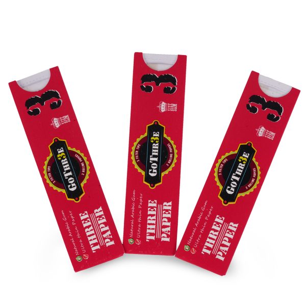 Captain GoGo Gotwins 3 Papers with 3 Filters Bleached, Unrolled Rolling Papers King Size Pack Of 50 - Image 7