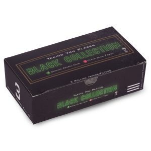 Captain GoGo Gotwins 3 Papers with 3 Filters Black, Unrolled Rolling Papers King Size Pack Of 50