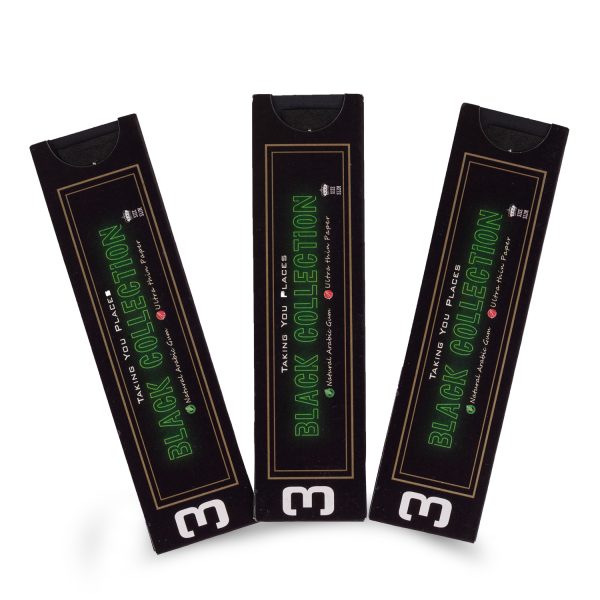 Captain GoGo Gotwins 3 Papers with 3 Filters Black, Unrolled Rolling Papers King Size Pack Of 50 - Image 6