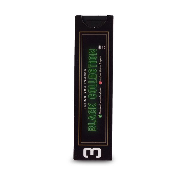 Captain GoGo Gotwins 3 Papers with 3 Filters Black, Unrolled Rolling Papers King Size Pack Of 50 - Image 7