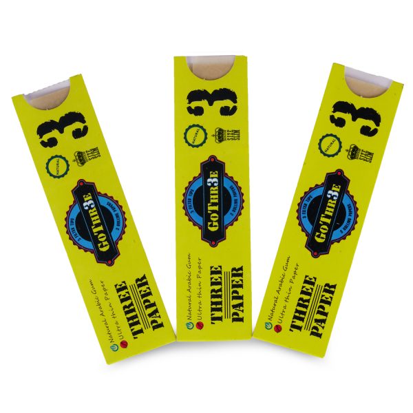Captain GoGo Gotwins 3 Papers with 3 Filters Unbleached, Unrolled Rolling Papers King Size Pack Of 50 - Image 6