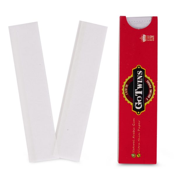 Captain GoGo Gotwins 2 Papers with 2 Filters Bleached, Unrolled Rolling Papers King Size Pack Of 50 - Image 5