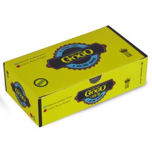 Captain GoGo Gotwins 2 Papers with 2 Filters Unbleached, Unrolled Rolling Papers King Size Pack Of 50