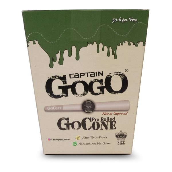 Captain GoGo Hemp Pre-Rolled Cone King Pack Of 56 - Image 6