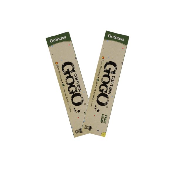 Captain GoGo Booklet Hemp King Size Unrolled Rolling Papers Pack Of 2