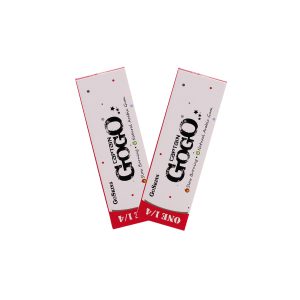 Captain GoGo Booklet Bleached 1/4 Size Unrolled Rolling Papers Pack Of 2