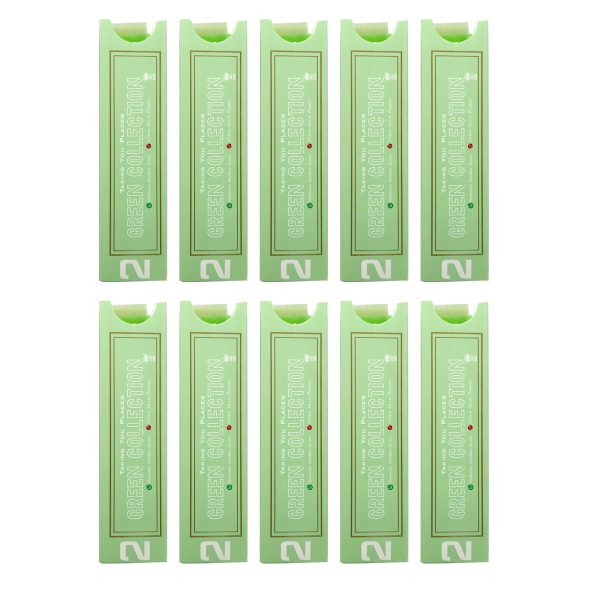 Captain GoGo Gotwins 2 Papers with 2 Filters Green, Unrolled Rolling Papers King Size Pack Of 10 - Image 7