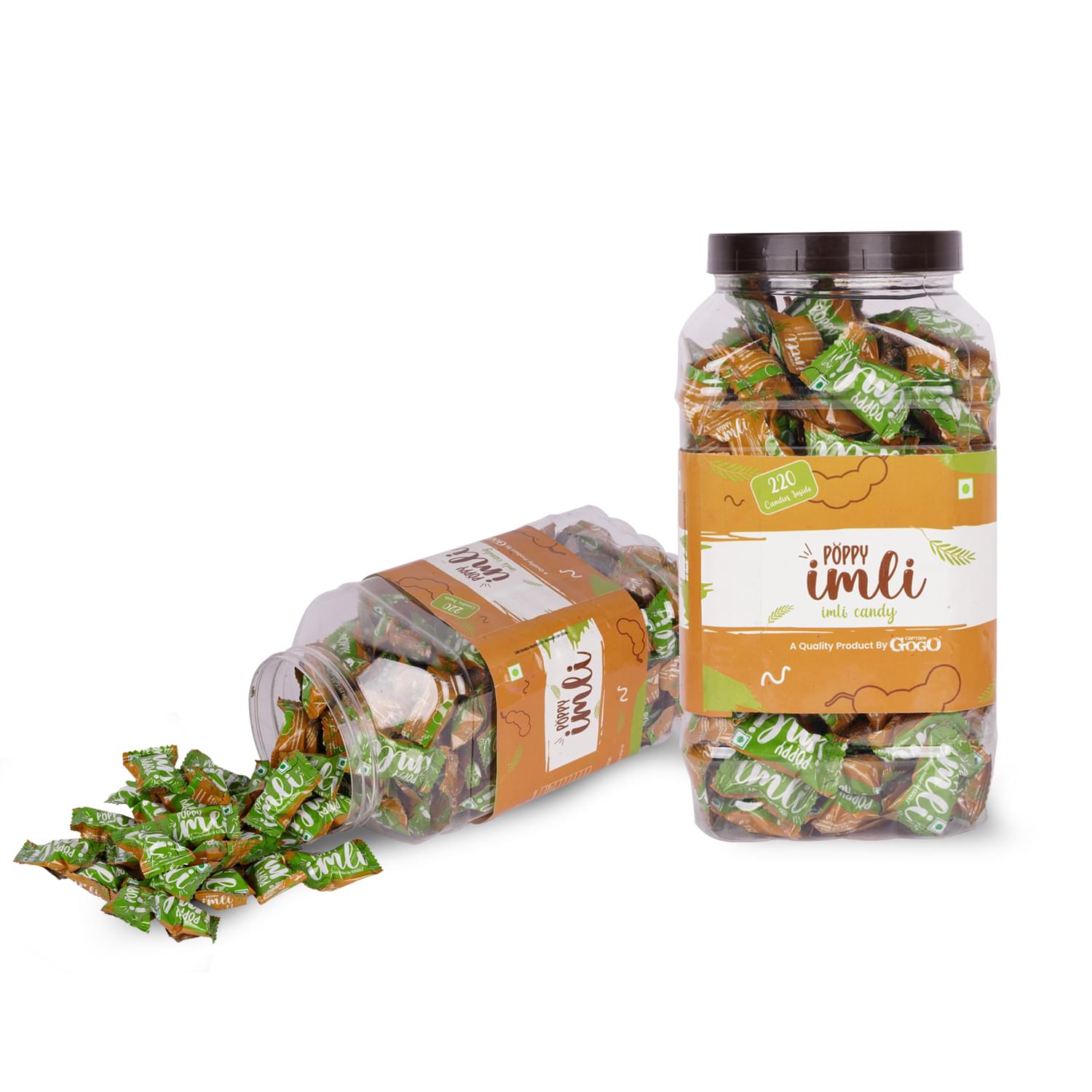 Poppy Imli 220 Pieces(770 Gram Jar Pack Of 1) - Image 2